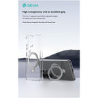 Θήκη TPU & PC Devia Samsung Galaxy S26 Ultra 5G Magnetic Shock Proof με Stand Clean Διάφανο