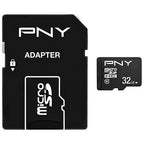 Κάρτα μνήμης Micro SDHC C10 PNY Performance Plus 100MB/s 32Gb + 1 ADP