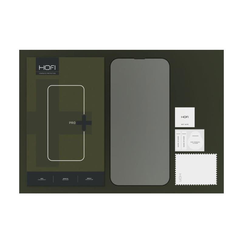 Tempered Glass Full Face Hofi Pro+ Apple iPhone 13/ 13 Pro/ 14/ 16e Μαύρο (1 τεμ.)