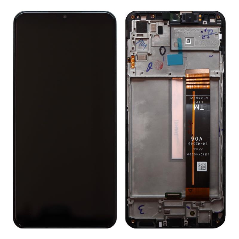 Screen with Touch Screen & Front Frame Samsung M336B Galaxy M33 5G Black (Original)