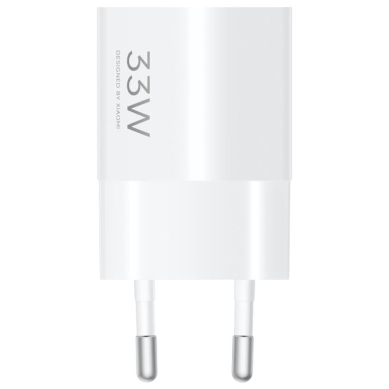 Φορτιστής Ταξιδίου Ταχείας Φόρτισης Xiaomi Nano Power Adaptor με Έξοδο USB C 33W Λευκό