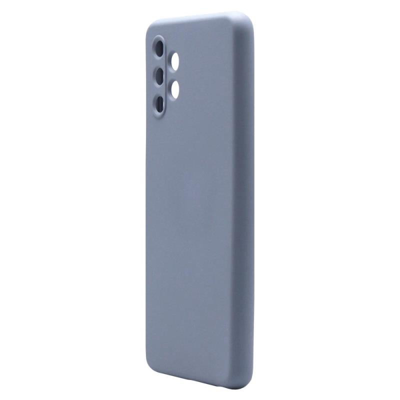 Θήκη Liquid Silicon inos Samsung A325 Galaxy A32 4G L-Cover Γκρι-Μπλε