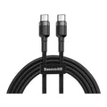 Καλώδιο Σύνδεσης USB 2.0 Baseus Cafule USB C σε USB C Flash PD 60W 2m Μαύρο-Γκρι