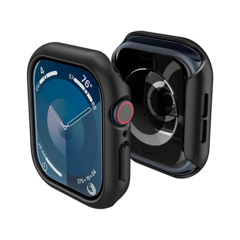 Θήκη PC Spigen Thin Fit Apple Watch 10/ 11 46mm Μαύρο