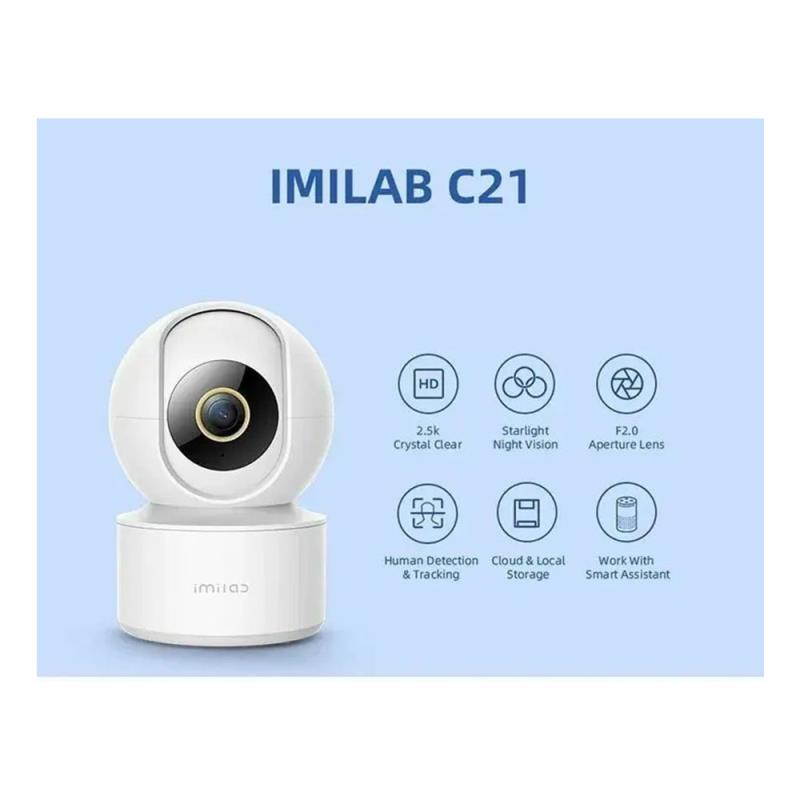 Home Security Camera C21 Imilab 360° 1080p CMSXJ38A Λευκό