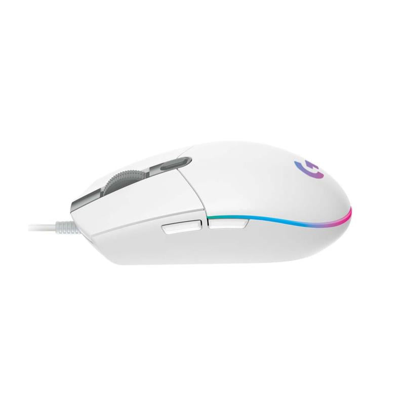 Ενσύρματο Ποντίκι Gaming Logitech G102 Lightsync Λευκό