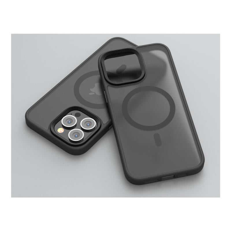 Θήκη TPU & PC Comma Joy Elegant Magnetic Anti-Shock Apple iPhone 14 Plus Μαύρο