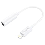 Αντάπτορας Foneng BM20 3.5mm Θηλυκό σε Lightning Αρσενικό 0.1m Λευκό