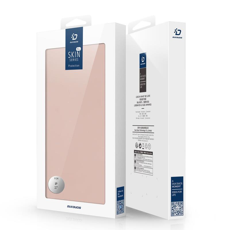 Θήκη Flip Dux Ducis Apple iPhone 17 Skin Pro Ροζ