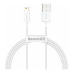 Καλώδιο Σύνδεσης USB 2.0 Baseus Superior Series USB A σε Lightning 12W 2.4A 1m Λευκό