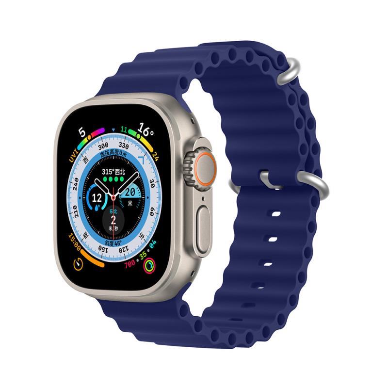 Λουράκι Σιλικόνης Dux Ducis OceanWave Bracelet Apple Watch (38/ 40/ 41/ 42mm) Σκούρο Μπλε