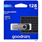 USB 2.0 Flash Disk GoodRam UTS2 USB A 20MB/s 128GB Μαύρο