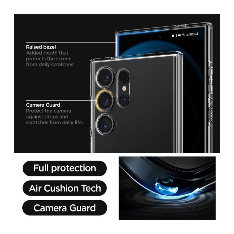 Θήκη TPU Spigen Samsung Galaxy S24 Ultra 5G Liquid Crystal Διάφανο