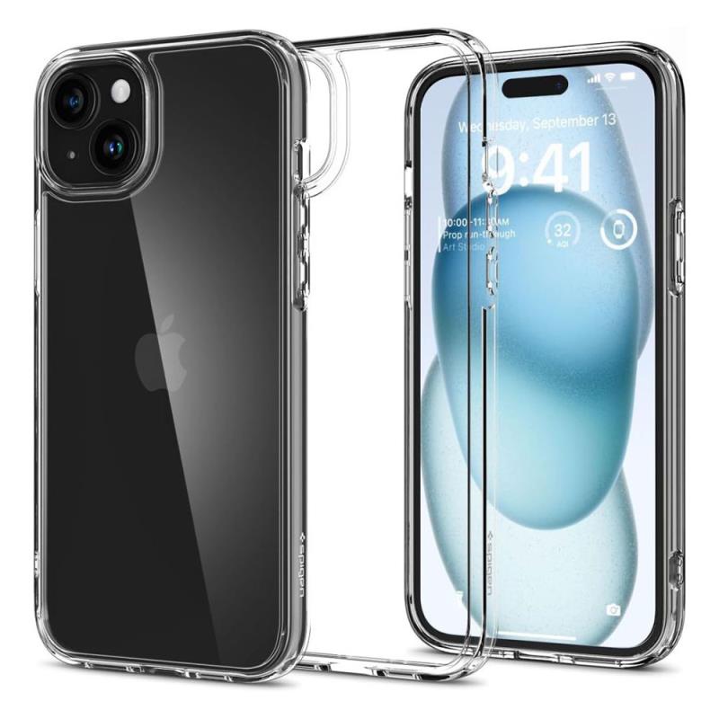 Θήκη TPU & PC Spigen Ultra Hybrid Apple iPhone 15 Διάφανο