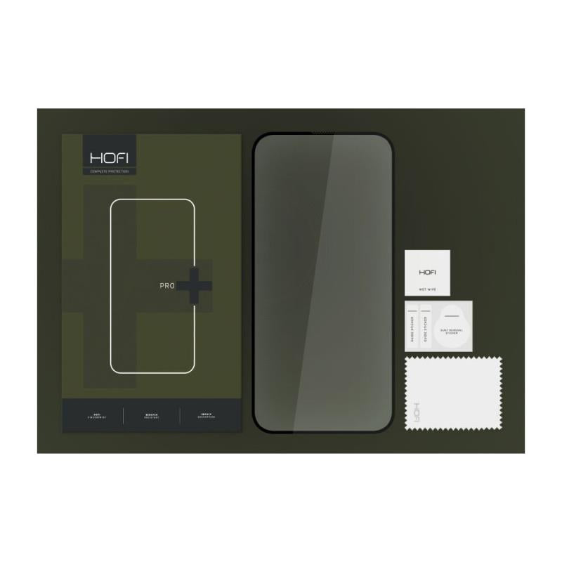 Tempered Glass Full Face Hofi Pro+ Apple iPhone 15 Pro Max Μαύρο (1 τεμ.)