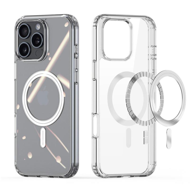 Θήκη TPU & PC Dux Ducis Apple iPhone 16 Pro Magnetic MagSafe Clin Διάφανο