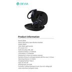 True Wireless Ακουστικά Bluetooth Devia EM043 OWS Ultra1 Open Χρυσό