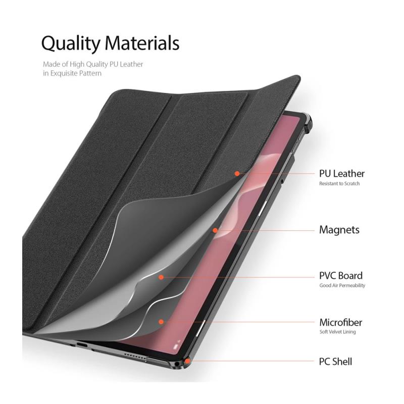 Θήκη TPU Flip Shock Proof Dux Ducis Domo Lenovo Tab M9 9.0" Μαύρο