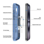 Θήκη TPU & PC Dux Ducis Apple iPhone 16 Plus Magnetic MagSafe Yind Μπλε