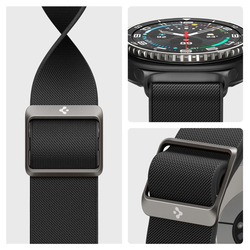 Λουράκι Spigen Samsung Galaxy Watch 8/ 8 Classic (40/44/46mm) Lite Fit Μαύρο