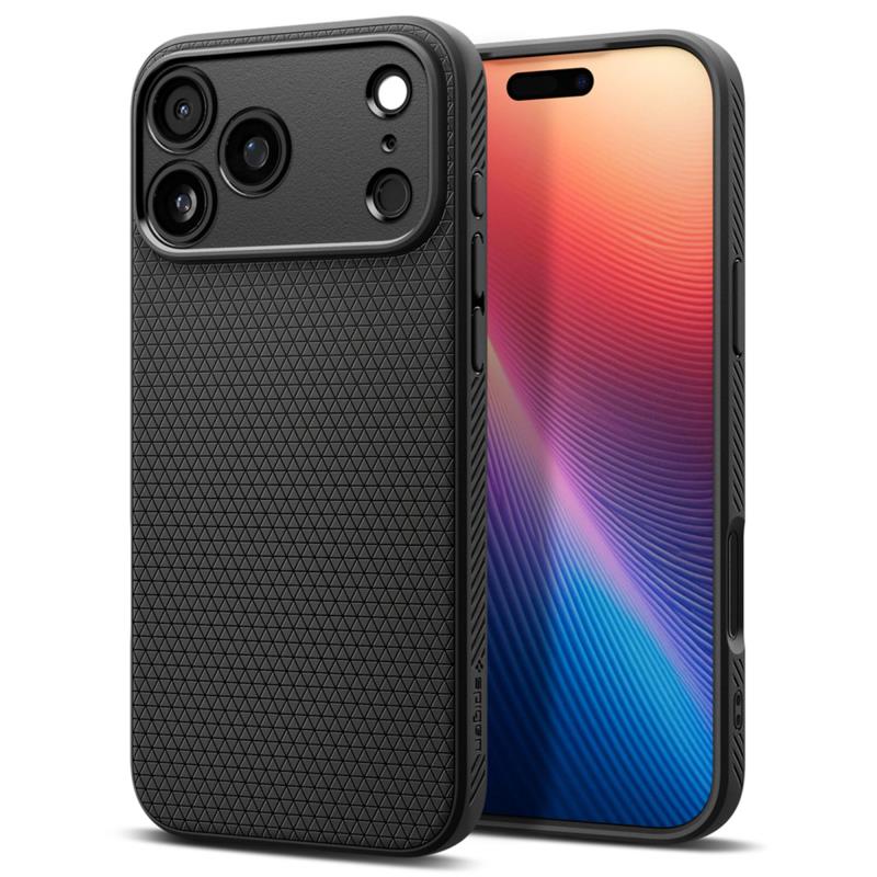 Θήκη Soft TPU Spigen Liquid Air Apple iPhone 17 Pro Max Μαύρο