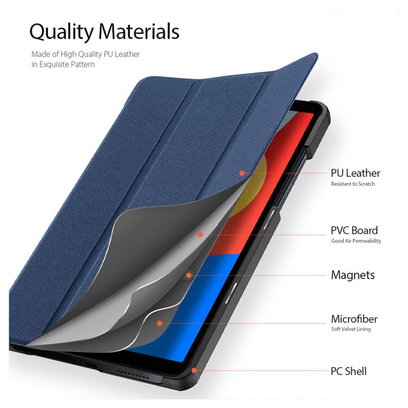 Θήκη TPU Flip Shock Proof Dux Ducis Domo Xiaomi Redmi Pad SE 8.7" Μαύρο