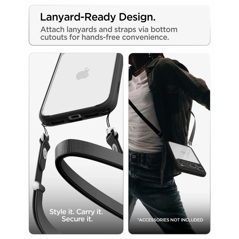 Θήκη TPU & PC Spigen Apple iPhone 18 Pro Max/ 17 Pro Max Ultra Hybrid Μαύρο