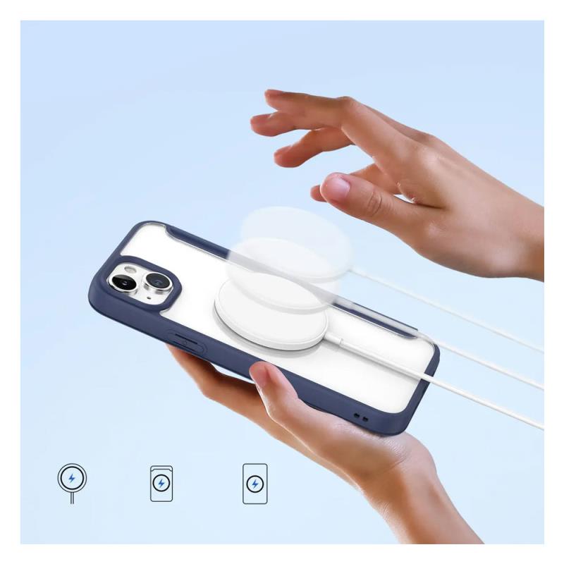 Θήκη Flip Dux Ducis Apple iPhone 15 Wallet Skin X Pro Μπλε