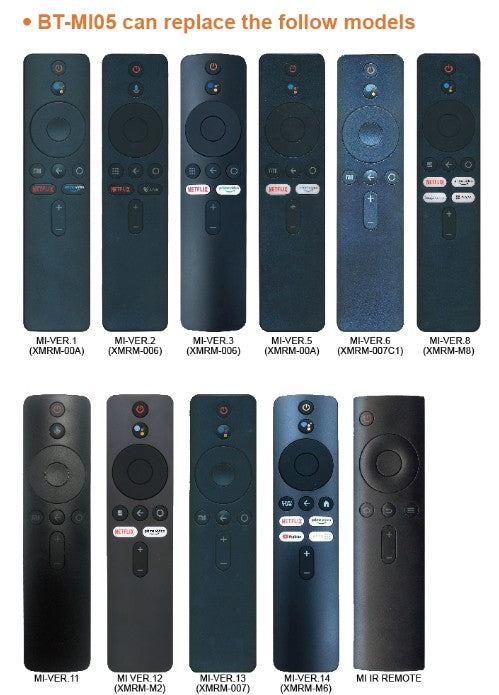 Συμβατό Τηλεχειριστήριο για όλα τα Xiaomi TV Boxes BT-MI05