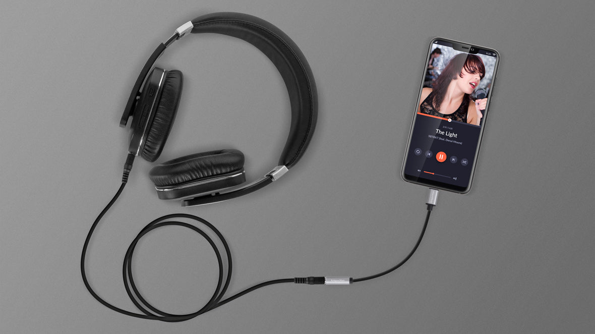 Αντάπτορας USB Type C - 3.5 jack (θηλυκό) Kruger&Matz