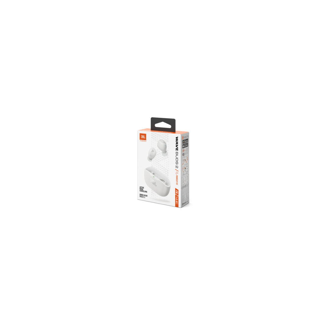 JBL Wave Buds 2, True Wireless In-Ear Headphones, ANC, IP54, (Black)