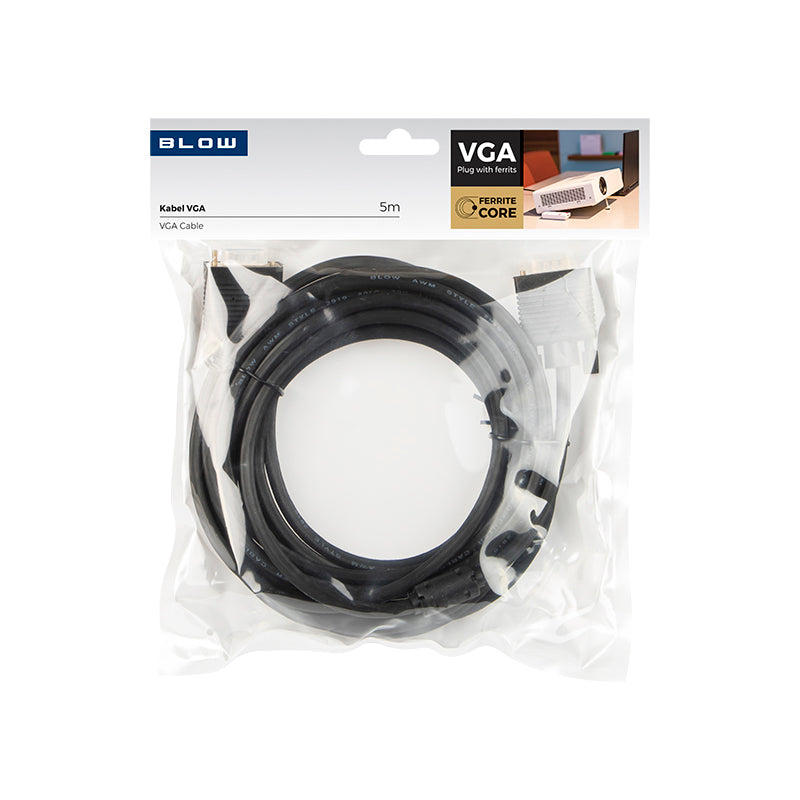 Καλώδιο VGA M/M 5m BLOW