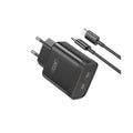 XO L105 Φορτιστής 35W, 2 Θύρες PD , Μαύρος