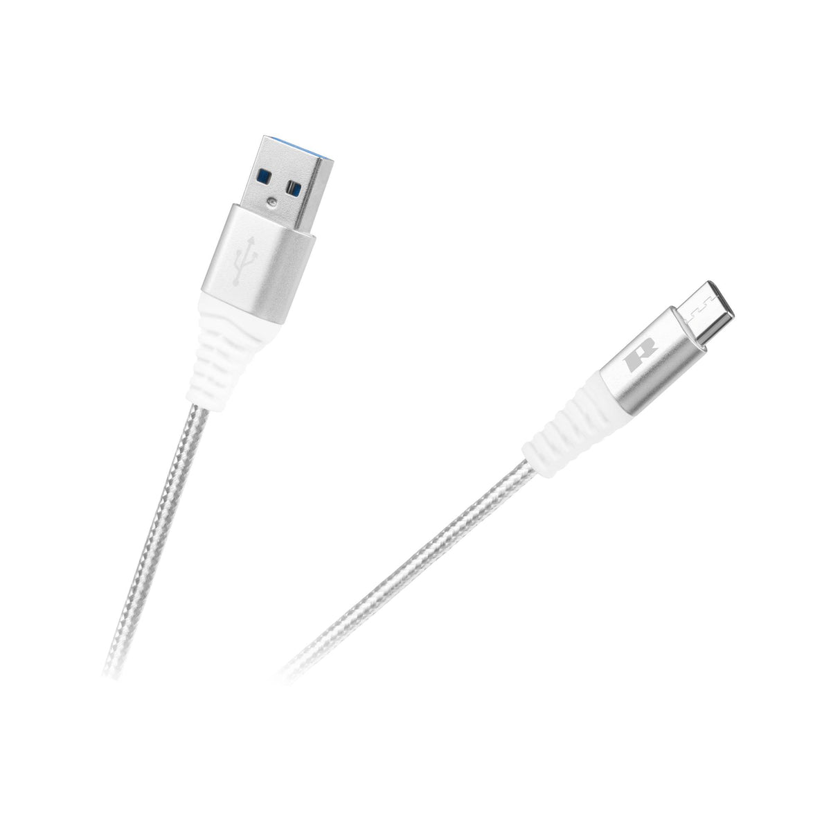 Καλώδιο USB A - USB C 1m Rebel λευκό