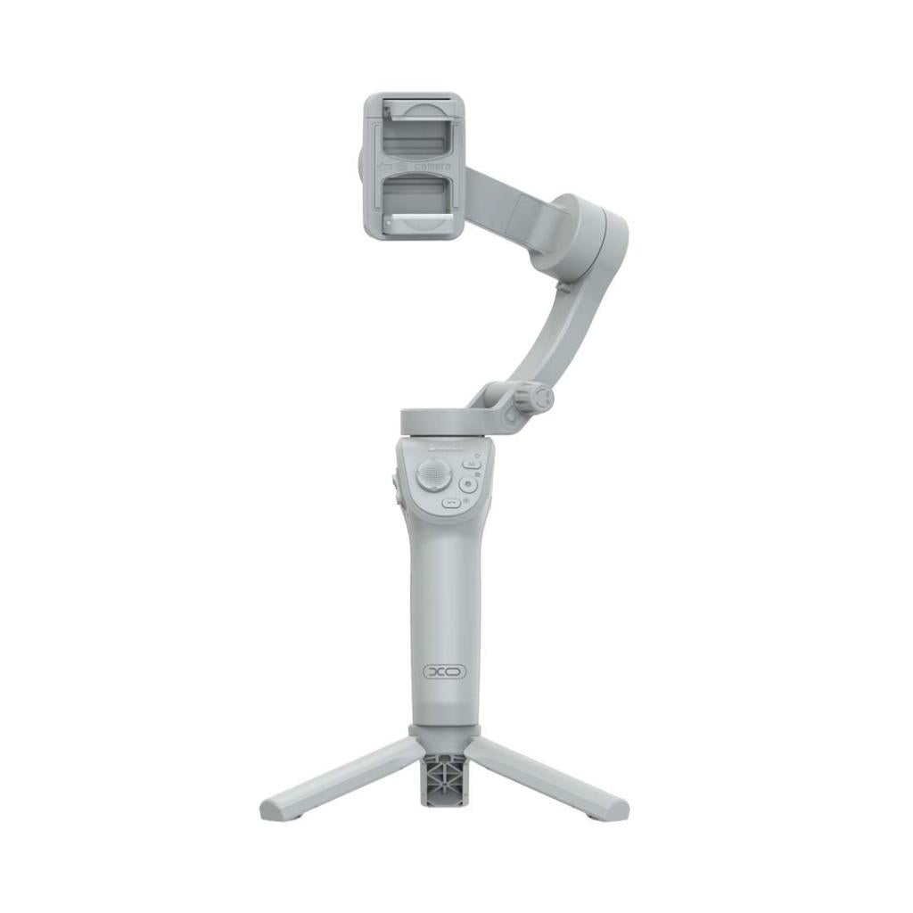 XO SS17 Smart Gimbal & 3-Axis Stabilizer for Mobile Phones with Tripod & Bluetooth – Gray