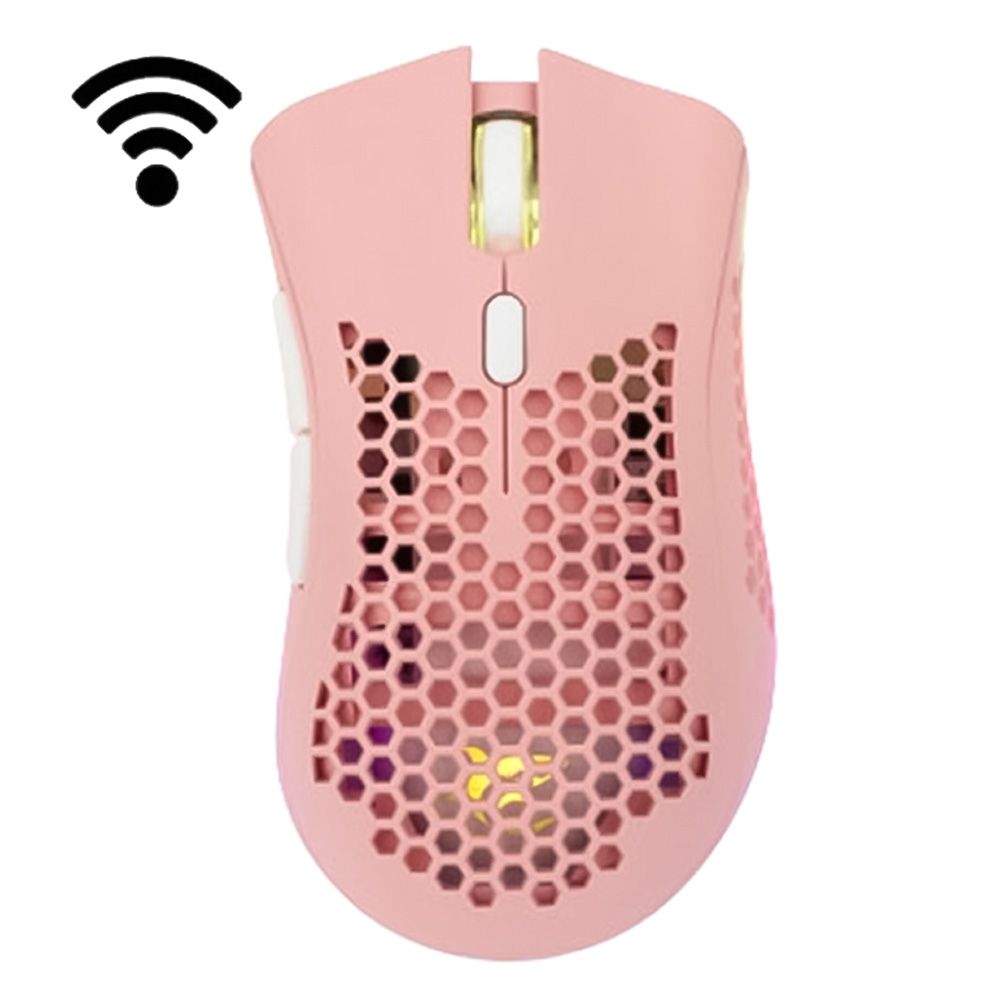 WHITE SHARK WIRELESS 500mAh Li-BAT GAMING MOUSE 10K  LIONEL PINK