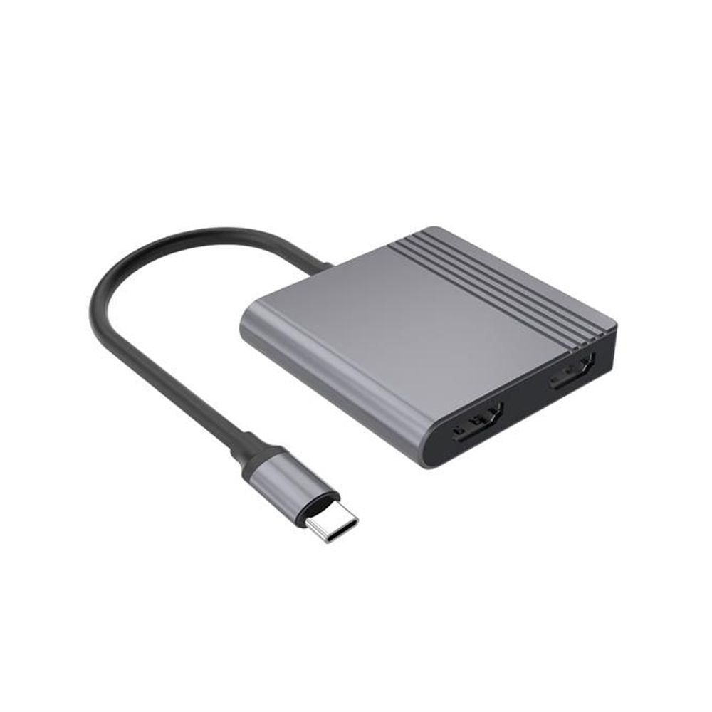 CABLEXPERT TYPE-C 3IN1 MULTI-PORT ADAPTER (USB PORT+HDMI+PD) SPACE GREY