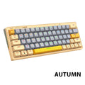 ARMAGGEDDON TRIMODE MECH RGB KEYBOARD LINEAR 63KEYS GMK-100 AUTUMN
