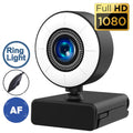 LAMTECH WEB CAMERA 1080P WITH ILLUMINATION 'EARTH'