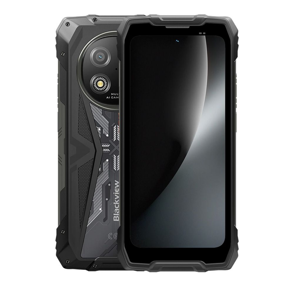 BLACKVIEW OCTA-CORE 5G RUGGED PHONE (8GB+256GB) NFC ANDROID 16 BLACK