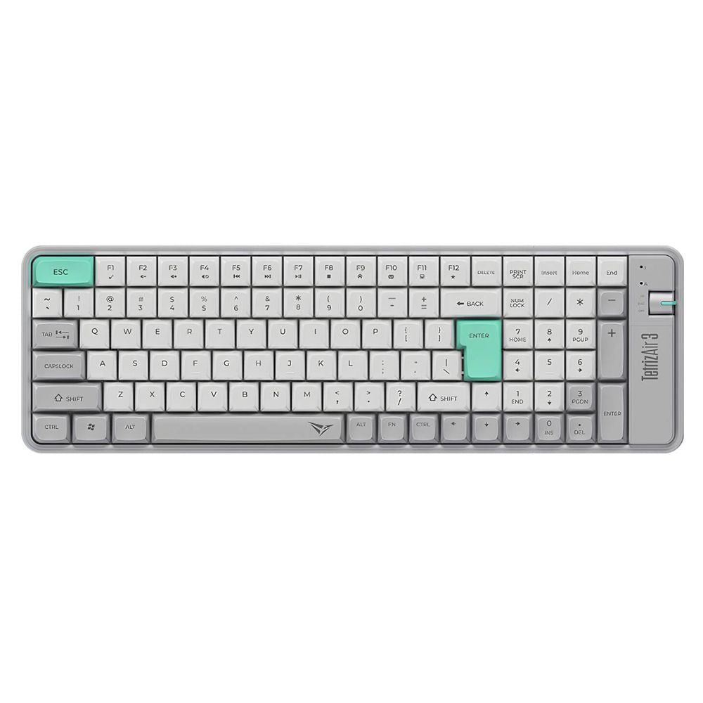 ALCATROZ BT5.3/2.4G MULTI-DEVICE RECHARGEABLE KEYBOARD TETRIZ AIR 3 WINTER WHITE