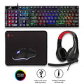 LAMTECH 4 IN 1 RGB GAMING COMBO SET (KEYBOARD-MOUSE-HEADSET-MOUSEPAD) MERCURY