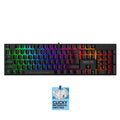 ARMAGGEDDON MECHANICAL HOT-SWAP KEYBOARD 12FX BACKLIGHT BLUE SWITCH MKA-7C 2024 BLACK CLICKY