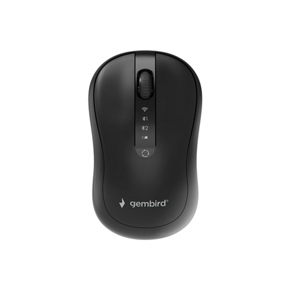 GEMBIRD DUAL-MODE 4-BUTTON WIRELESS MOUSE BLACK