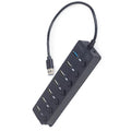 GEMBIRD 7-PORT USB HUB (1XUSB3.1+6XUSB2.0) WITH SWITCHES