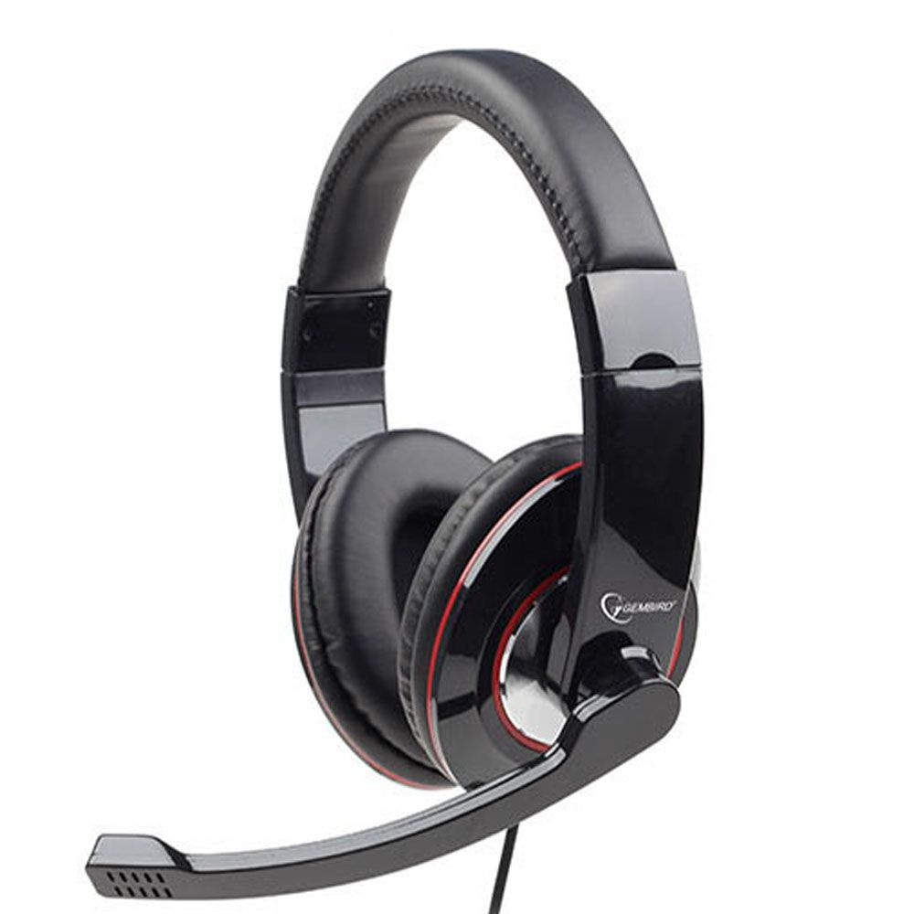 GEMBIRD USB STEREO HEADSET GLOSSY BLACK