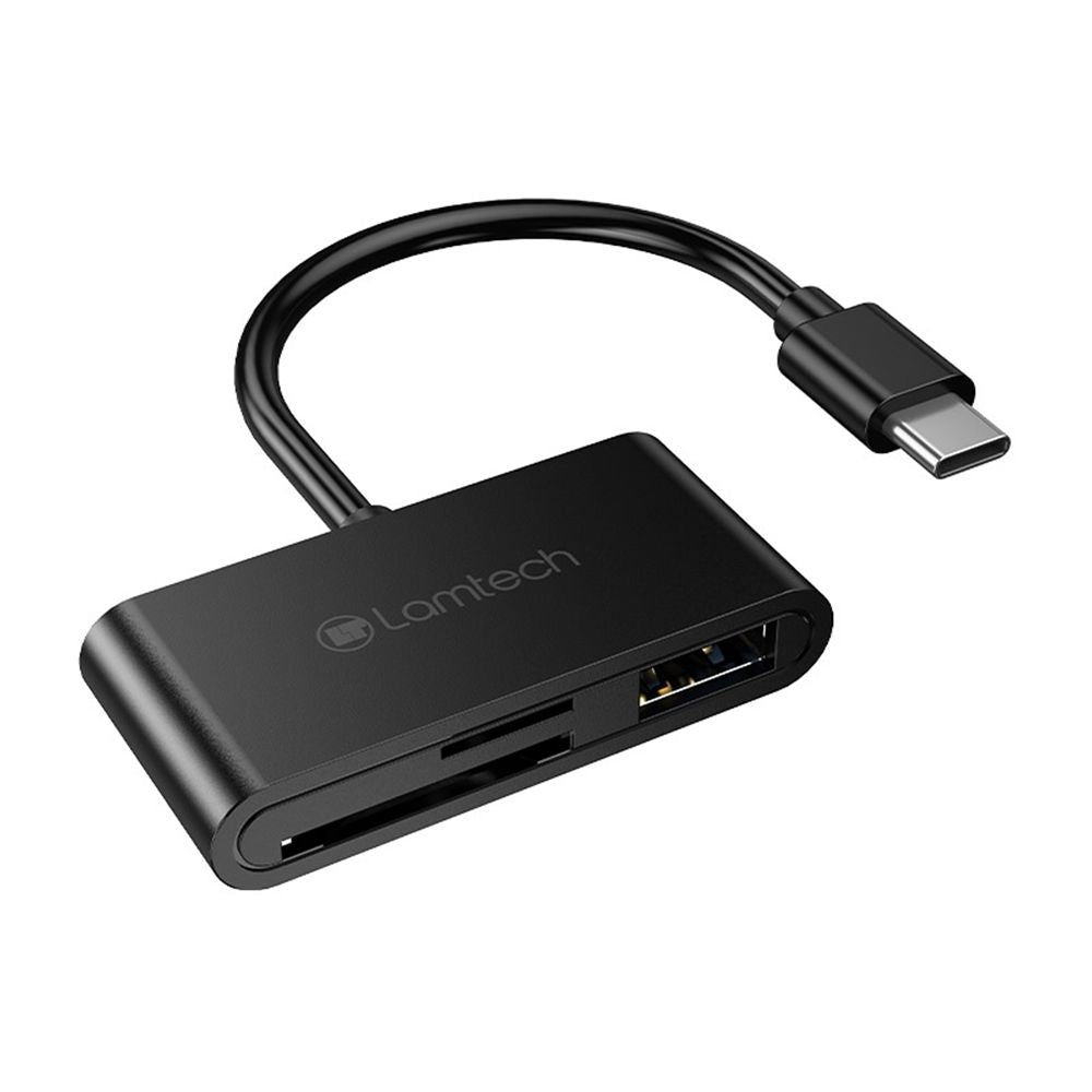 LAMTECH TYPE-C CARD READER BLACK