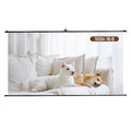 DELI BRACKET PROJECTOR SCREEN 100' BLACK