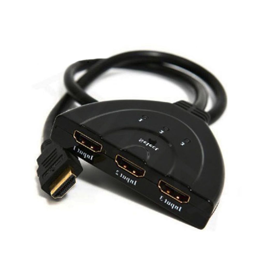 CABLEXPERT HDMI INTERFACE SWITCH 3 PORTS BUILD IN CABLE
