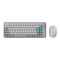 ALCATROZ BT5.3/2.4G MULTI-DEVICE RECHARGEABLE KEYBOARD & MOUSE TETRIZ AIR 300C WINTER WHITE